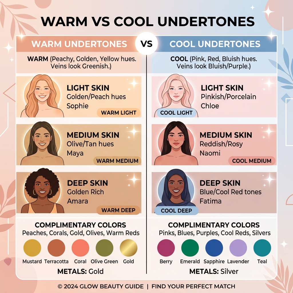 Warm vs Cool Undertones