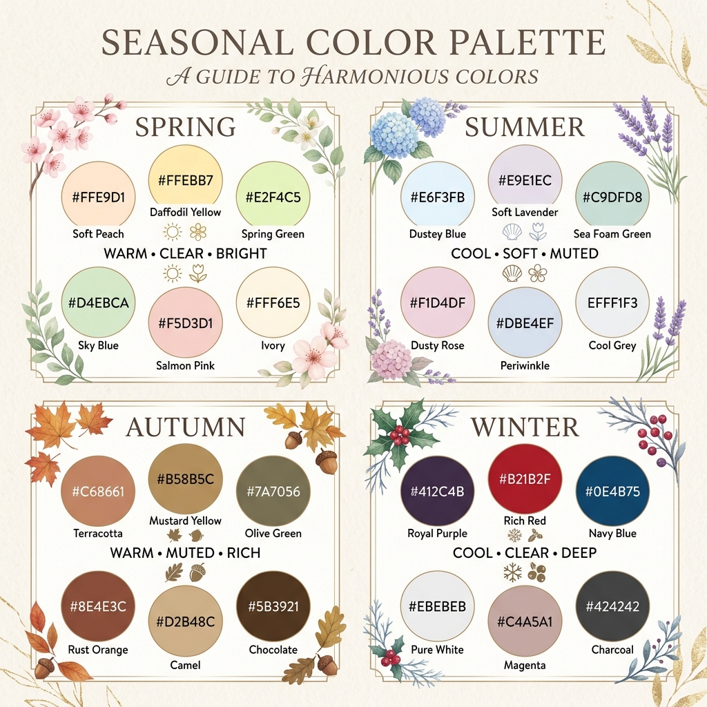Spring Fresh Warmth Colors