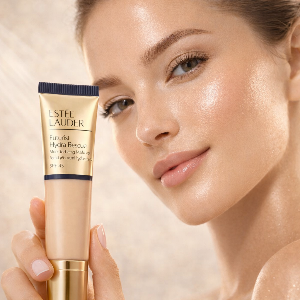 Estée Lauder Futurist Hydra Rescue moisturizing foundation bottle