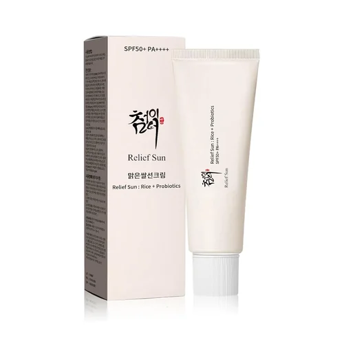 Beauty of Joseon Relief Sun sunscreen tube and packaging