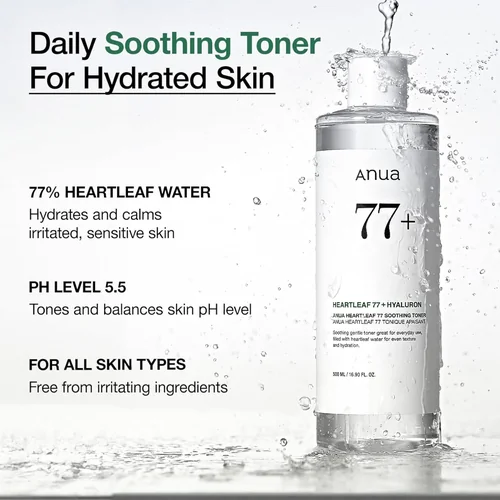 Anua daily soothing toner benefits for hydrated and calm skin