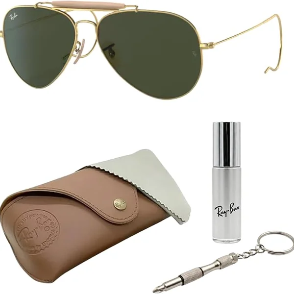 Ray-Ban RB3030 Outdoorsman Pilot Shaped Sunglasses