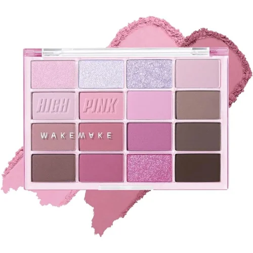 WAKEMAKE Soft Blurring Eye Palette packaging in a frosted cool-toned shade range